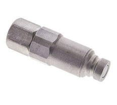 Stalen DN 6.3 Vlakdichtende Koppeling Insteeknippel G 1/4 inch Binnendraad ISO 16028 CEJN Drukontlasting D 16.2mm