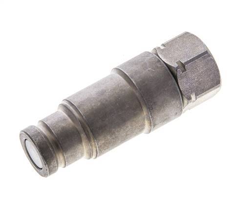 Stalen DN 10 Vlakdichtende Koppeling Insteeknippel G 3/8 inch Binnendraad ISO 16028 CEJN Drukontlasting D 19.7mm