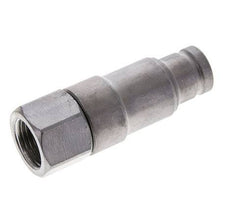 Stalen DN 10 Vlakdichtende Koppeling Insteeknippel G 1/2 inch Binnendraad ISO 16028 CEJN Drukontlasting D 19.7mm