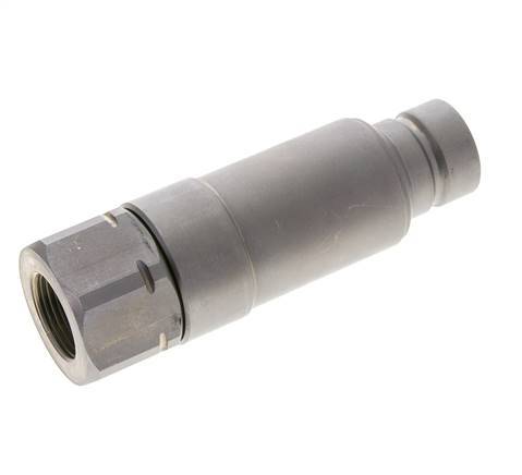 Stalen DN 19 Vlakdichtende Koppeling Insteeknippel G 3/4 inch Binnendraad ISO 16028 CEJN Drukontlasting D 30mm