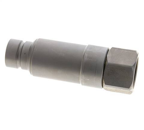 Stalen DN 19 Vlakdichtende Koppeling Insteeknippel G 1 inch Binnendraad ISO 16028 CEJN Drukontlasting D 30mm