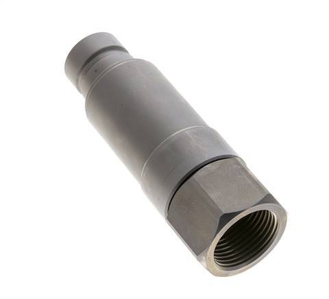 Stalen DN 19 Vlakdichtende Koppeling Insteeknippel G 1 inch Binnendraad ISO 16028 CEJN Drukontlasting D 30mm