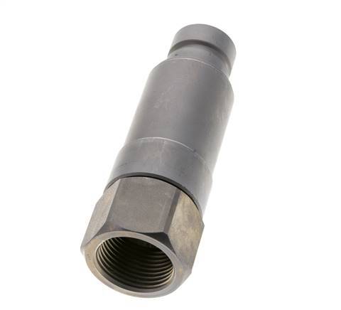 Stalen DN 19 Vlakdichtende Koppeling Insteeknippel G 1 inch Binnendraad ISO 16028 CEJN Drukontlasting D 30mm
