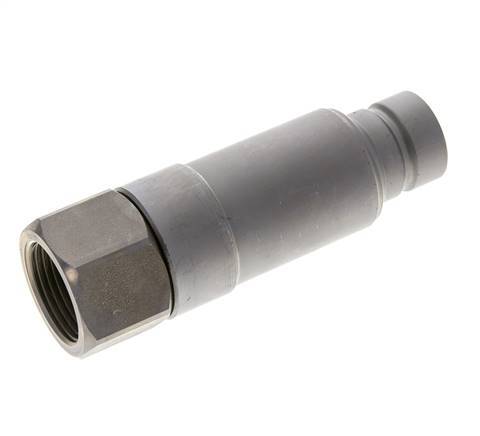 Stalen DN 19 Vlakdichtende Koppeling Insteeknippel G 1 inch Binnendraad ISO 16028 CEJN Drukontlasting D 30mm