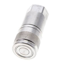 RVS DN 10 Vlakdichtende Koppeling Snelkoppeling G 3/8 inch Binnendraad ISO 16028 D 19.7mm