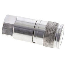 RVS DN 10 Vlakdichtende Koppeling Snelkoppeling G 1/2 inch Binnendraad ISO 16028 D 19.7mm