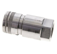 RVS DN 12 Vlakdichtende Koppeling Snelkoppeling G 3/4 inch Binnendraad ISO 16028 D 24.5mm