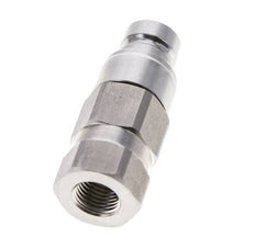 RVS DN 6 Vlakdichtende Koppeling Insteeknippel G 1/4 inch Binnendraad ISO 16028 D 16.2mm