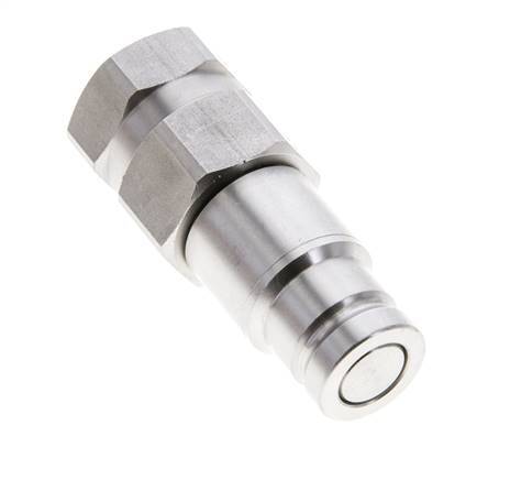 RVS DN 10 Vlakdichtende Koppeling Insteeknippel G 3/8 inch Binnendraad ISO 16028 D 19.7mm