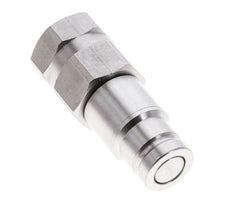 RVS DN 10 Vlakdichtende Koppeling Insteeknippel G 3/8 inch Binnendraad ISO 16028 D 19.7mm