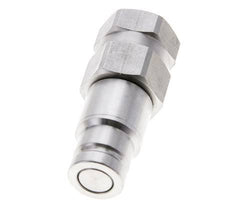 RVS DN 10 Vlakdichtende Koppeling Insteeknippel G 3/8 inch Binnendraad ISO 16028 D 19.7mm