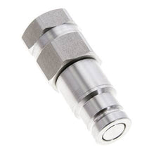 RVS DN 10 Vlakdichtende Koppeling Insteeknippel G 1/2 inch Binnendraad ISO 16028 D 19.7mm