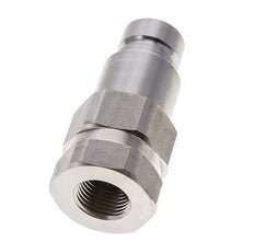 RVS DN 12 Vlakdichtende Koppeling Insteeknippel G 1/2 inch Binnendraad ISO 16028 D 24.5mm