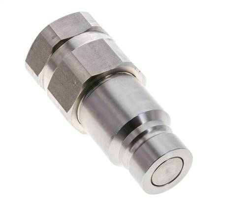 RVS DN 12 Vlakdichtende Koppeling Insteeknippel G 1/2 inch Binnendraad ISO 16028 D 24.5mm