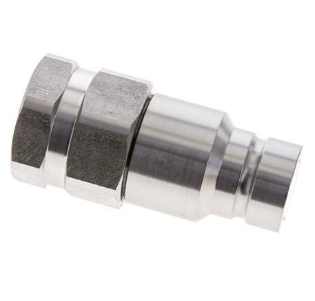 RVS DN 16 Vlakdichtende Koppeling Insteeknippel G 1 inch Binnendraad ISO 16028 D 30mm