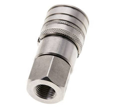 RVS DN 6 Vlakdichtende Koppeling Snelkoppeling G 1/4 inch Binnendraad ISO 16028 CEJN D 16.2mm