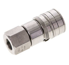 RVS DN 6 Vlakdichtende Koppeling Snelkoppeling G 1/4 inch Binnendraad ISO 16028 CEJN D 16.2mm