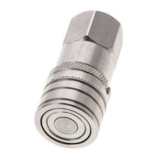 RVS DN 6 Vlakdichtende Koppeling Snelkoppeling G 1/4 inch Binnendraad ISO 16028 CEJN D 16.2mm