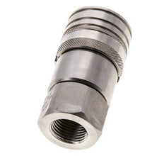 RVS DN 12 Vlakdichtende Koppeling Snelkoppeling G 1/2 inch Binnendraad ISO 16028 CEJN D 24.5mm