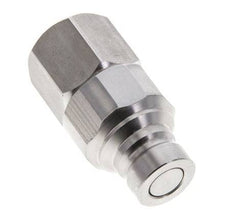 RVS DN 6 Vlakdichtende Koppeling Insteeknippel G 1/4 inch Binnendraad ISO 16028 CEJN D 16.2mm