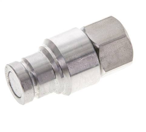 RVS DN 10 Vlakdichtende Koppeling Insteeknippel G 3/8 inch Binnendraad ISO 16028 CEJN D 19.7mm