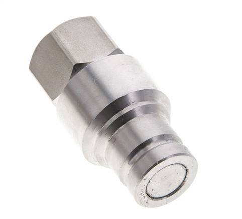 RVS DN 10 Vlakdichtende Koppeling Insteeknippel G 3/8 inch Binnendraad ISO 16028 CEJN D 19.7mm