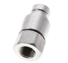 RVS DN 12 Vlakdichtende Koppeling Insteeknippel G 1/2 inch Binnendraad ISO 16028 CEJN D 24.5mm