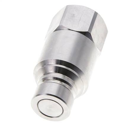RVS DN 12 Vlakdichtende Koppeling Insteeknippel G 3/4 inch Binnendraad ISO 16028 CEJN D 24.5mm