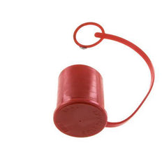 48 mm Kunststof Stofbeschermingskap voor snelkoppeling met ketting [2 Stuks]