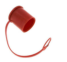 48 mm Kunststof Stofbeschermingskap voor snelkoppeling met ketting [2 Stuks]