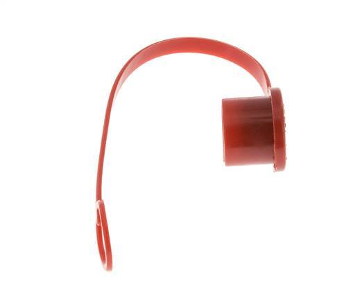 16.2 mm Kunststof Stofbeschermingskap voor insteeknippel met ketting [2 Stuks]