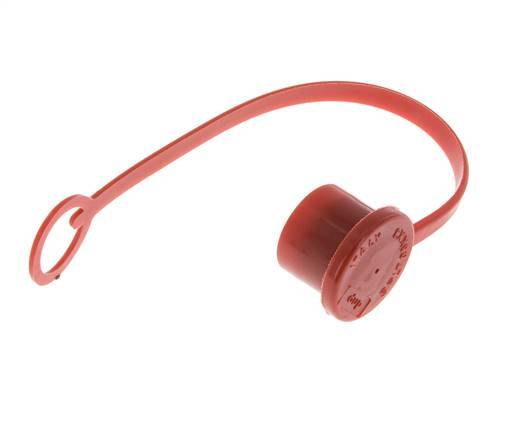 16.2 mm Kunststof Stofbeschermingskap voor insteeknippel met ketting [2 Stuks]