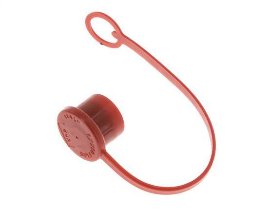 16.2 mm Kunststof Stofbeschermingskap voor insteeknippel met ketting [2 Stuks]