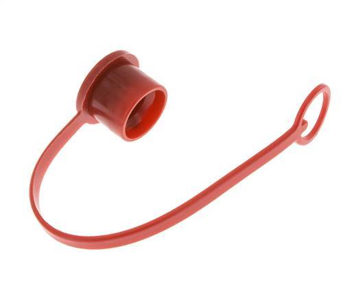 16.2 mm Kunststof Stofbeschermingskap voor insteeknippel met ketting [2 Stuks]