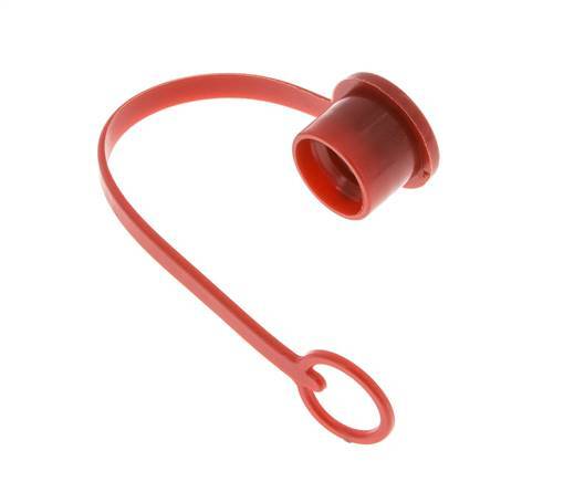 16.2 mm Kunststof Stofbeschermingskap voor insteeknippel met ketting [2 Stuks]