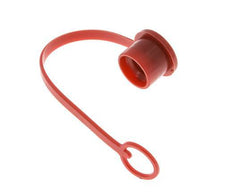 16.2 mm Kunststof Stofbeschermingskap voor insteeknippel met ketting [2 Stuks]