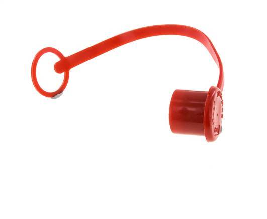 19.7 mm Kunststof Stofbeschermingskap voor insteeknippel met ketting [2 Stuks]