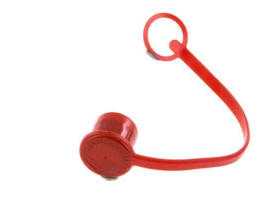 19.7 mm Kunststof Stofbeschermingskap voor insteeknippel met ketting [2 Stuks]