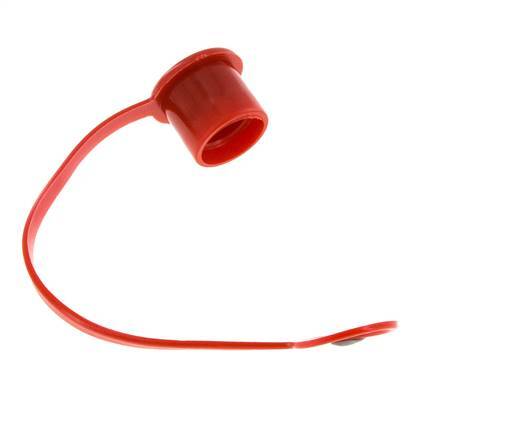 19.7 mm Kunststof Stofbeschermingskap voor insteeknippel met ketting [2 Stuks]