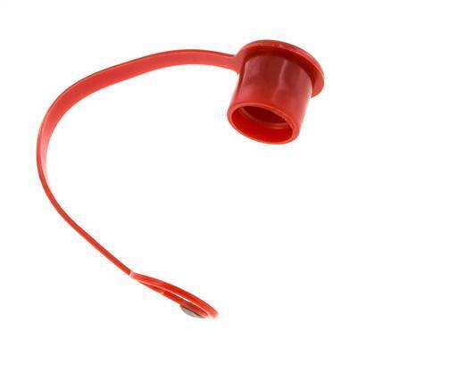 19.7 mm Kunststof Stofbeschermingskap voor insteeknippel met ketting [2 Stuks]