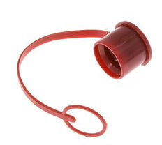 30 mm Kunststof Stofbeschermingskap voor insteeknippel met ketting [2 Stuks]