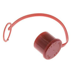 30 mm Kunststof Stofbeschermingskap voor insteeknippel met ketting [2 Stuks]