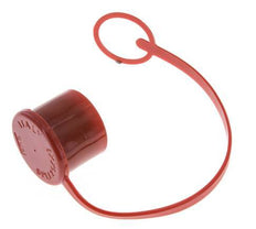 30 mm Kunststof Stofbeschermingskap voor insteeknippel met ketting [2 Stuks]
