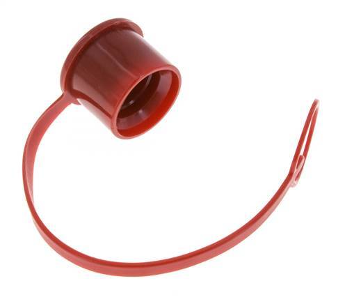 30 mm Kunststof Stofbeschermingskap voor insteeknippel met ketting [2 Stuks]