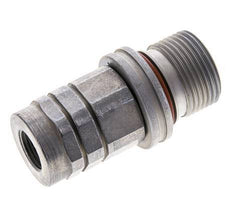 Stalen DN 8.7 Vlakdichtende Koppeling Snelkoppeling G 3/8 inch Binnendraad ISO 16028 D M30 x 2