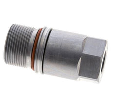 Stalen DN 12.8 Vlakdichtende Koppeling Snelkoppeling G 1/2 inch Binnendraad ISO 16028 D M36 x 2