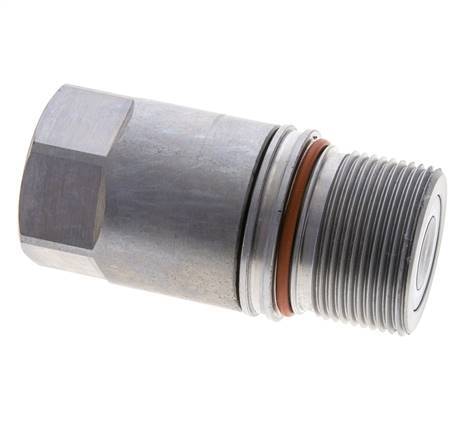 Stalen DN 12.8 Vlakdichtende Koppeling Snelkoppeling G 1/2 inch Binnendraad ISO 16028 D M36 x 2