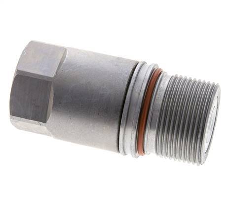 Stalen DN 12.8 Vlakdichtende Koppeling Snelkoppeling G 3/4 inch Binnendraad ISO 16028 D M36 x 2