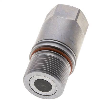 Stalen DN 12.8 Vlakdichtende Koppeling Snelkoppeling G 3/4 inch Binnendraad ISO 16028 D M36 x 2
