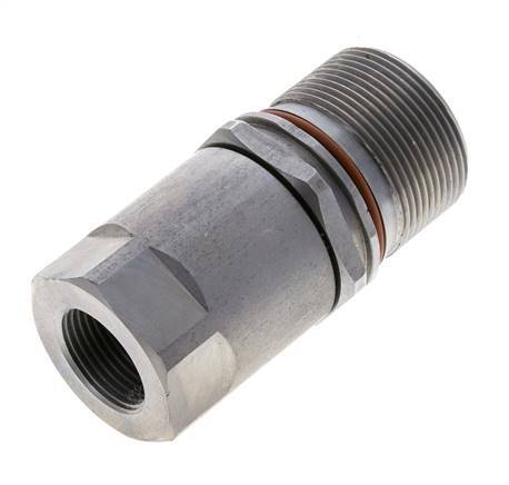Stalen DN 15 Vlakdichtende Koppeling Snelkoppeling G 3/4 inch Binnendraad ISO 16028 D M43 x 2